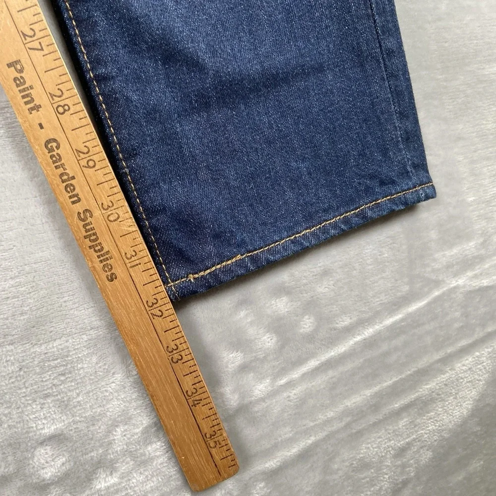 Levi's 501 Jeans Mens 30x32 Original Straight Leg Button Fly Dark Blue Denim